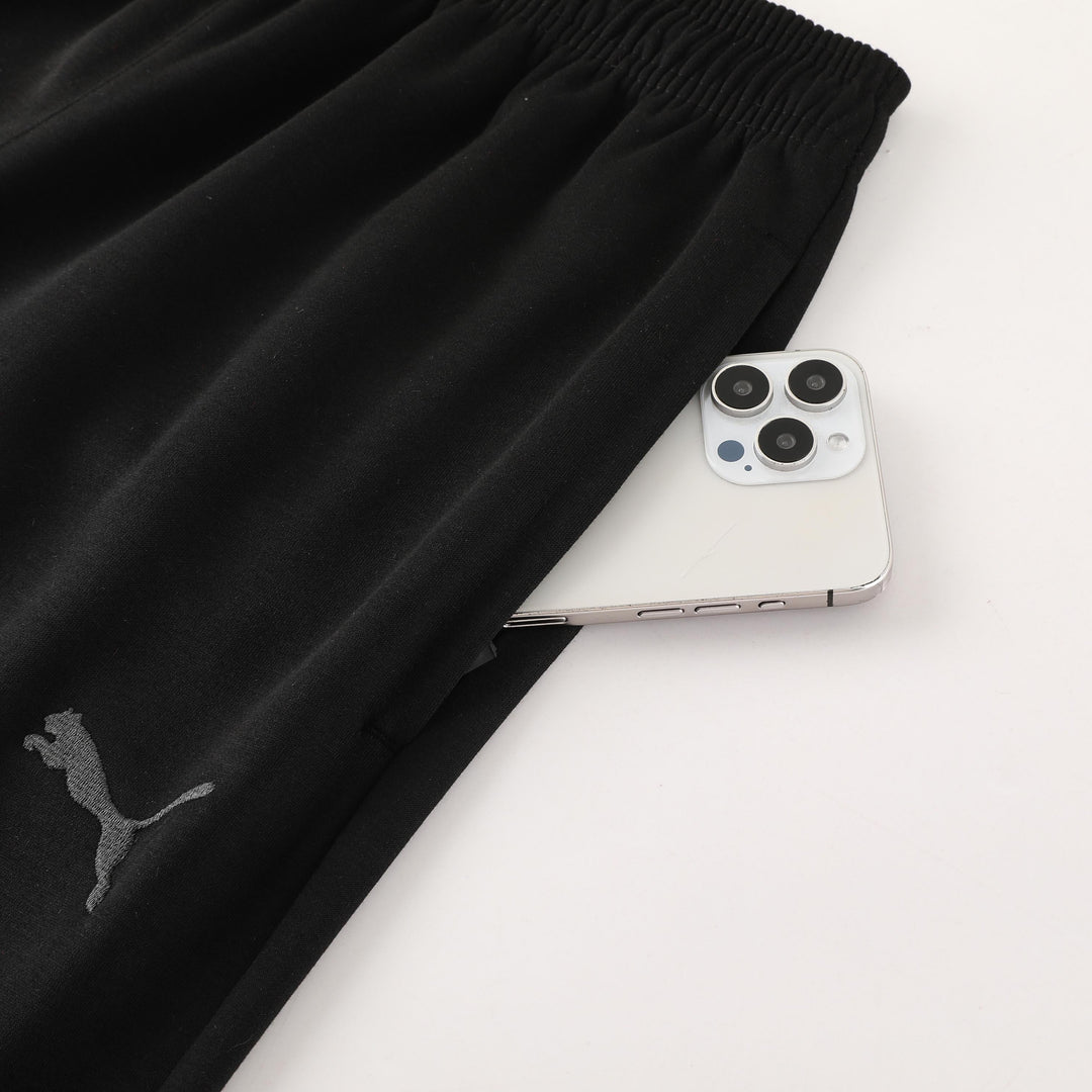 Puma Tech Fleece Pants - Black/Grey