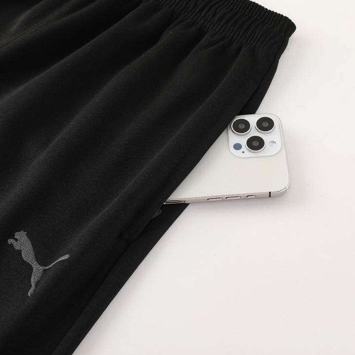 Puma Tech Fleece Pants - Black/Grey