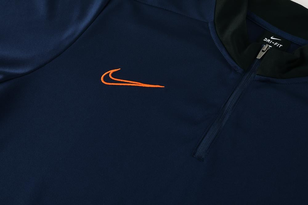 Nike Training Jacket - Navy Blue/Orange