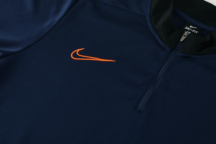 Nike Training Jacket - Navy Blue/Orange