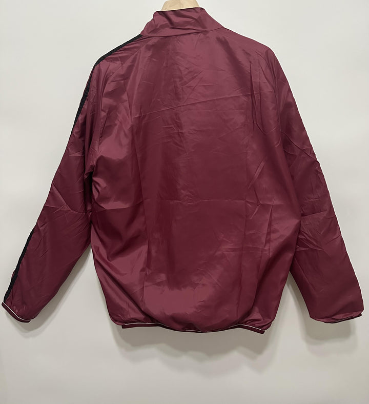 Real Madrid Reversible Windbreaker Jacket - Burgundy/Beige