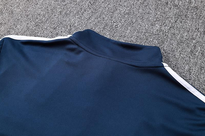Adidas Training Jacket - Navy Blue/White