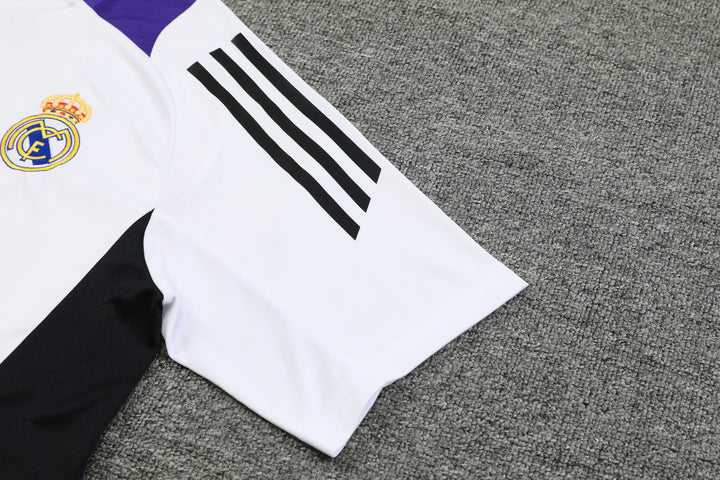 Real Madrid 2024/25 Training Kit - White/Purple