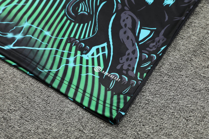 Real Madrid 2024/25 Training Kit - Black/Green