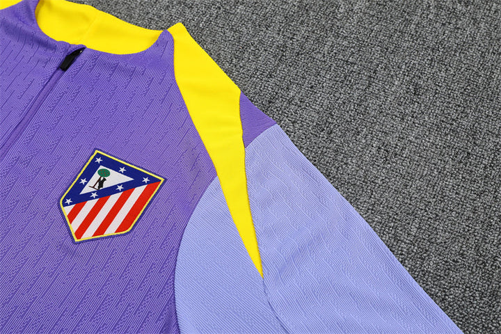 Atlético Madrid 2025/26 Training Jacket - Navy Blue/Yellow