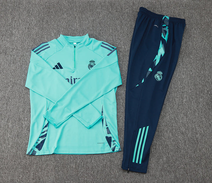 Real Madrid Training Set 2024/25 - Aqua Blue