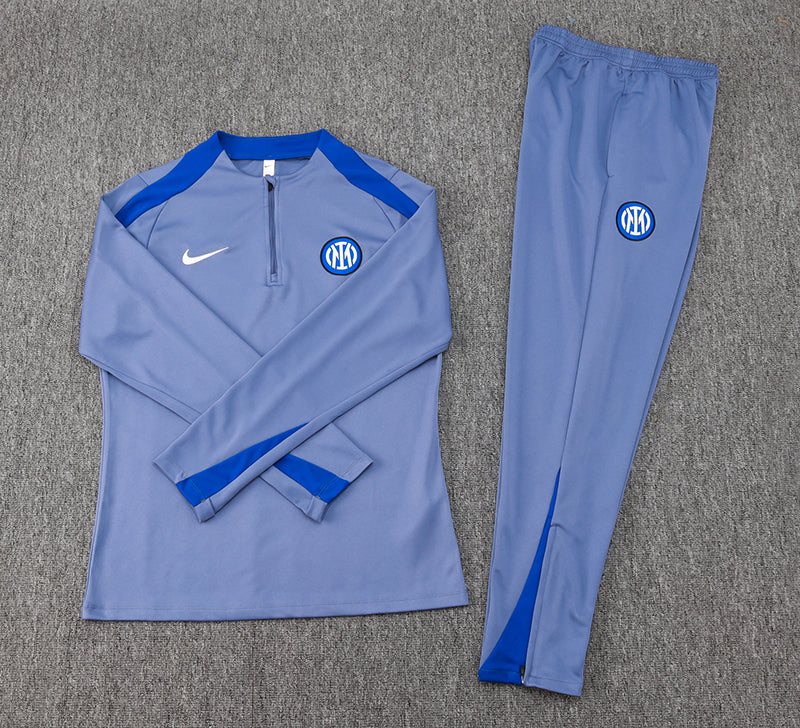 Inter Milan Training Set 2024/25 - Grayish Blue