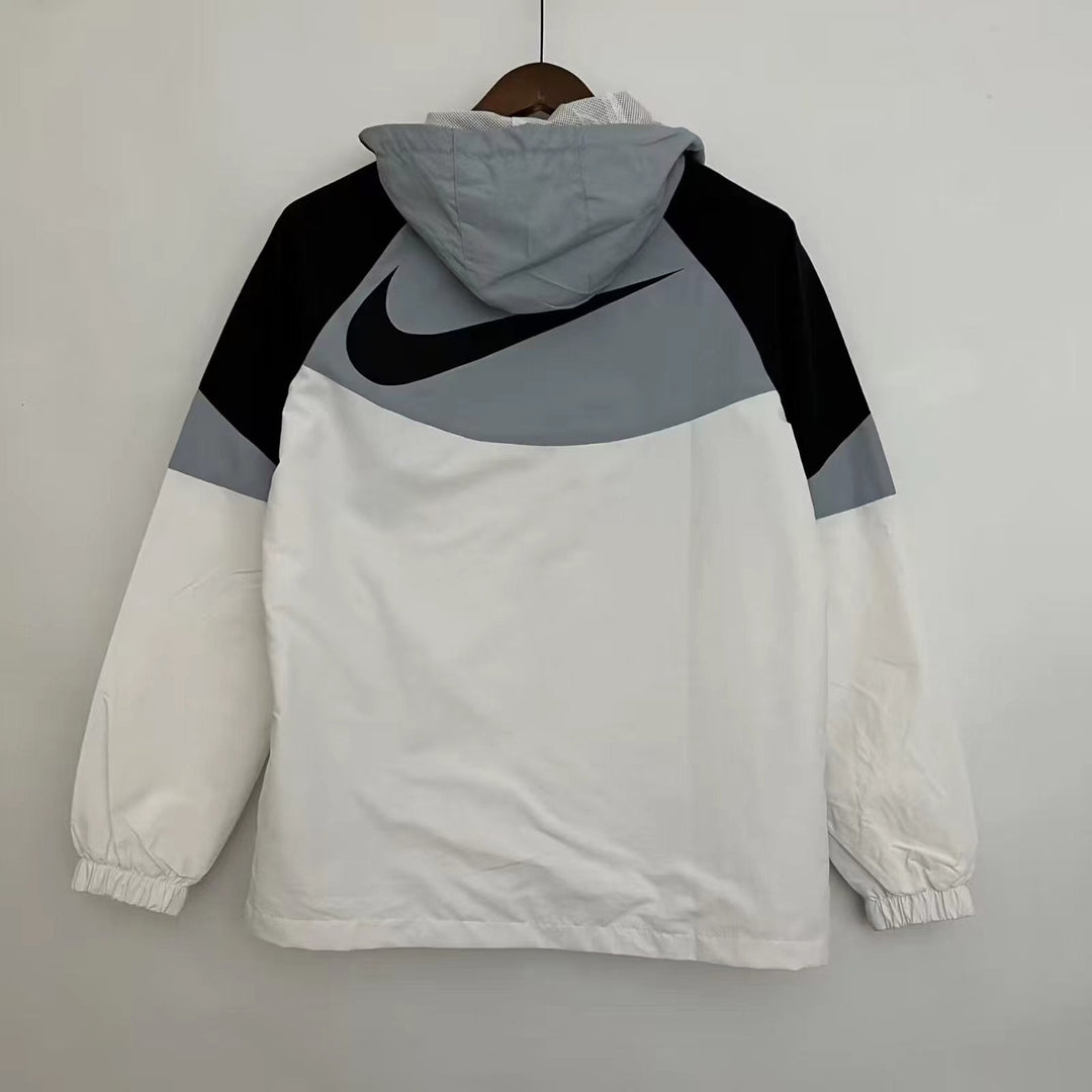 Nike Windbreaker Jacket - White/Gray