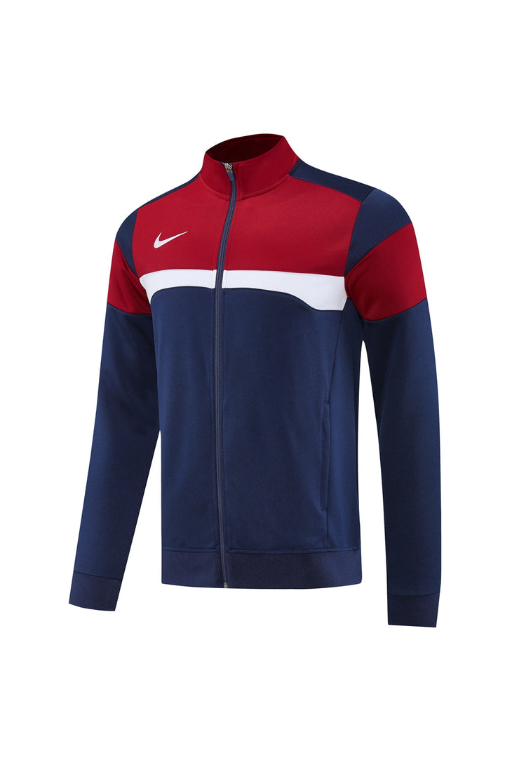 Nike Jacket - Navy Blue/Red