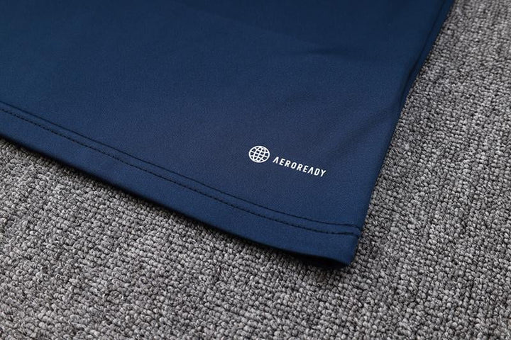 Adidas Training Jacket - Navy Blue/White