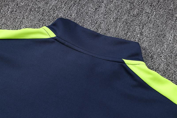 Nike Training Jacket - Navy Blue/Green