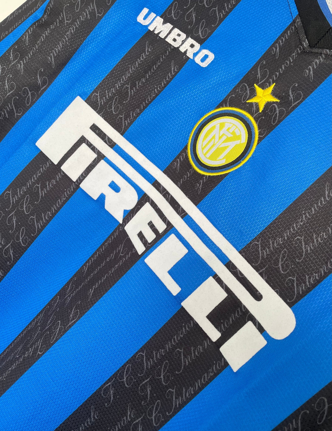 Inter Milan 97/98 Home Retro Shirt - Long Sleeve