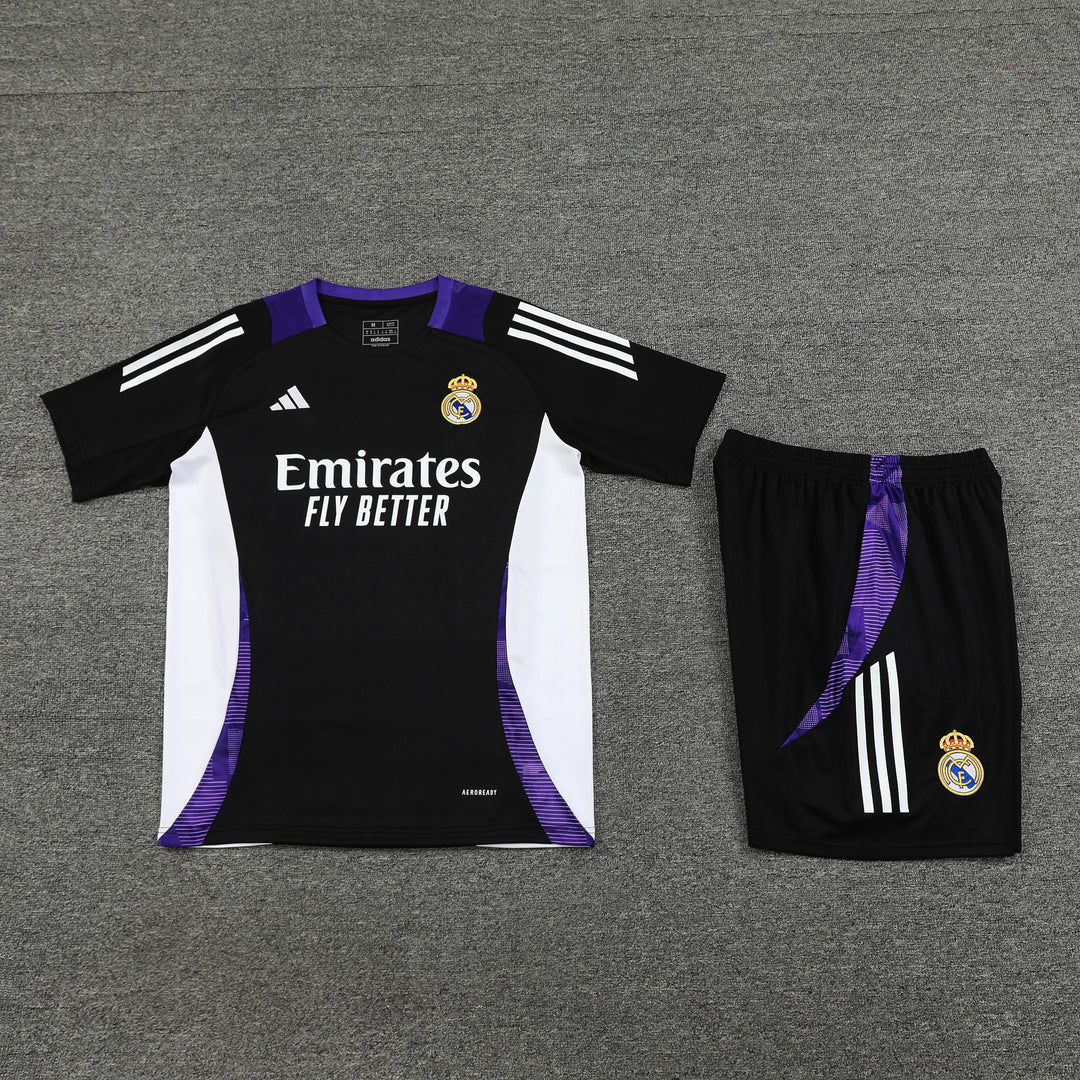 Real Madrid 2024/25 Training Kit - Black/Purple