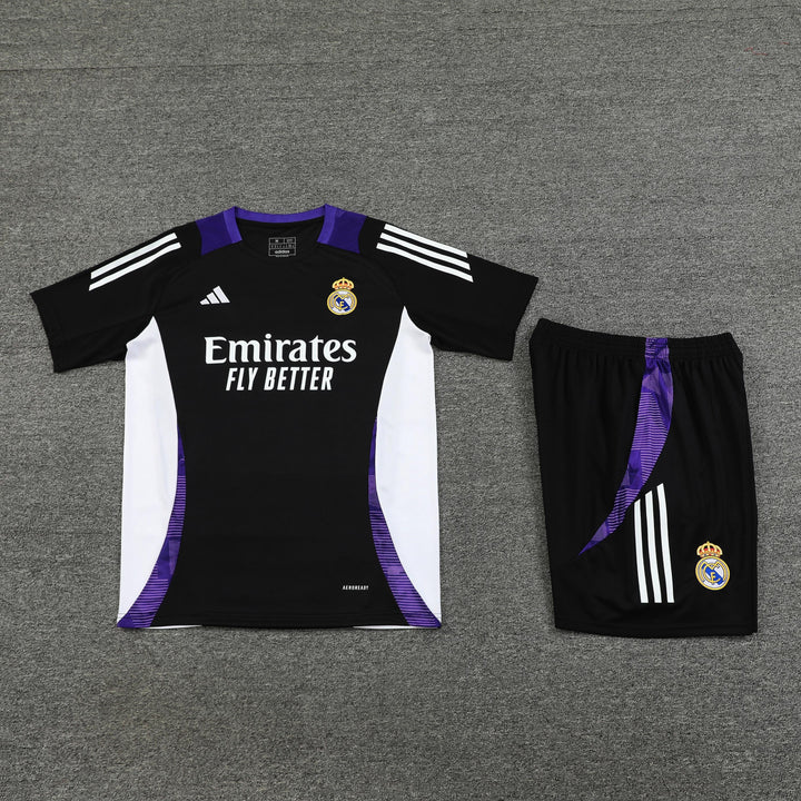 Real Madrid 2024/25 Training Kit - Black/Purple