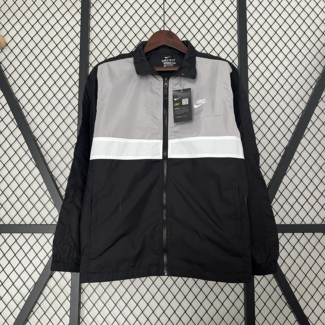 Nike Windbreaker Jacket - Gray/Black