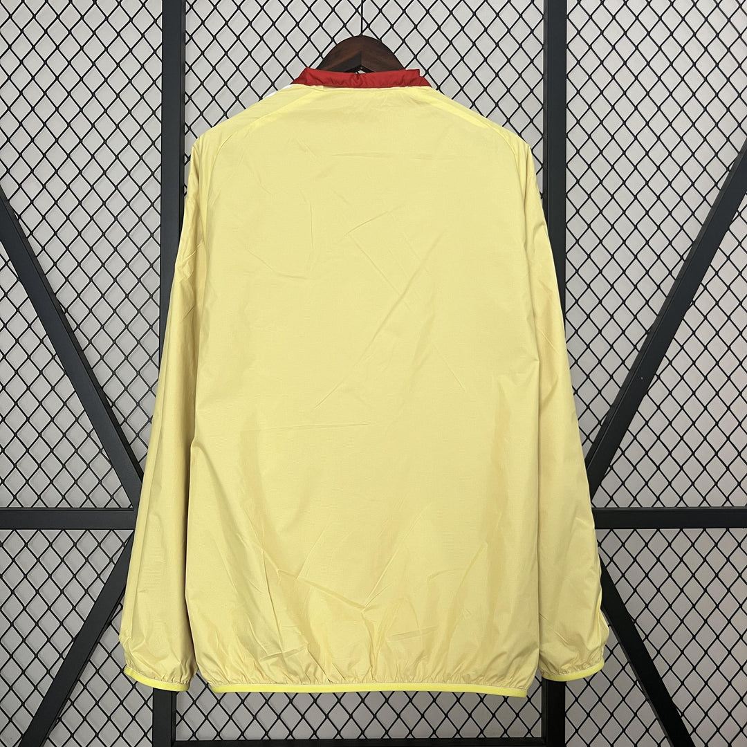 Spain Reversible Windbreaker Jacket - Yellow/Red