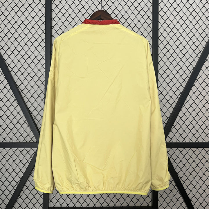 Spain Reversible Windbreaker Jacket - Yellow/Red