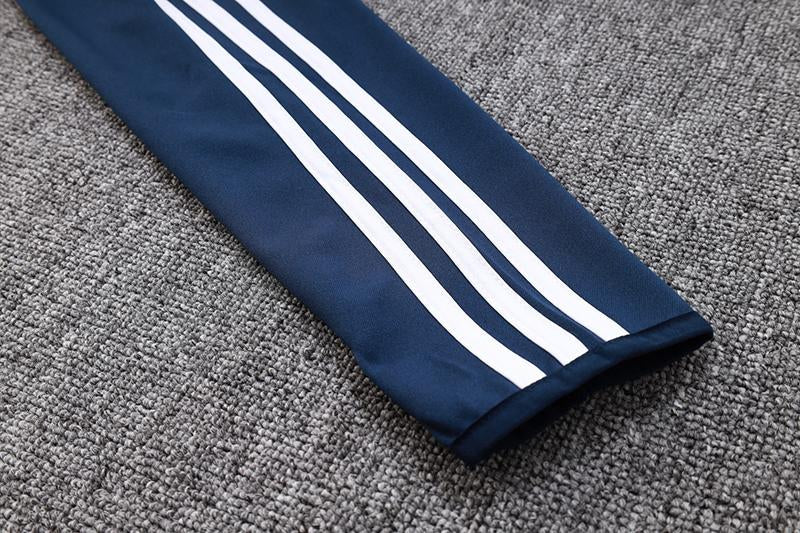 Adidas Training Jacket - Navy Blue/White