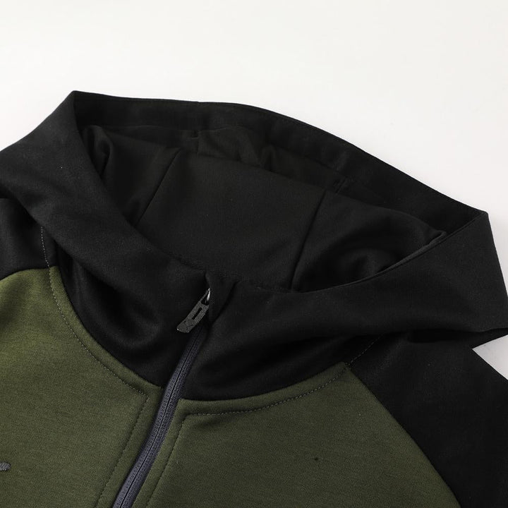Puma Tech Fleece Jacket - Dark Green/Black