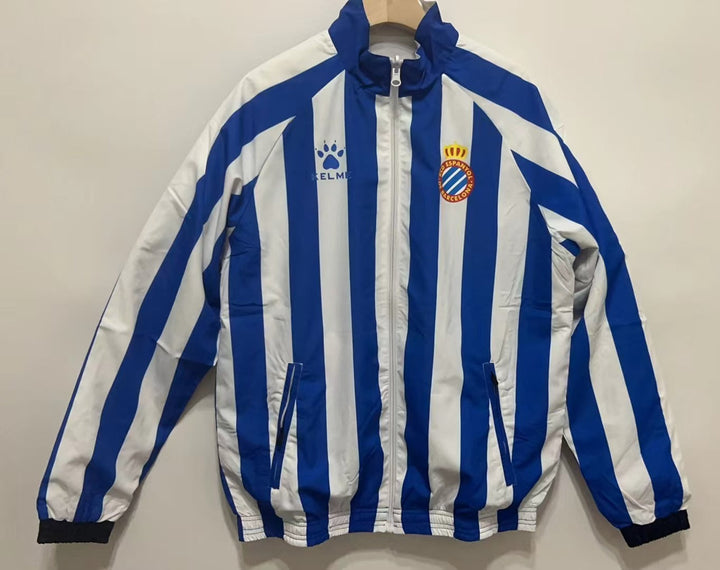 RCD Espanyol Reversible Windbreaker Jacket - White/Blue