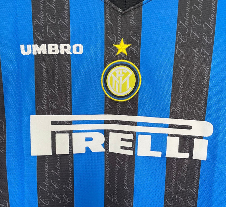 Inter Milan 97/98 Home Retro Shirt - Long Sleeve