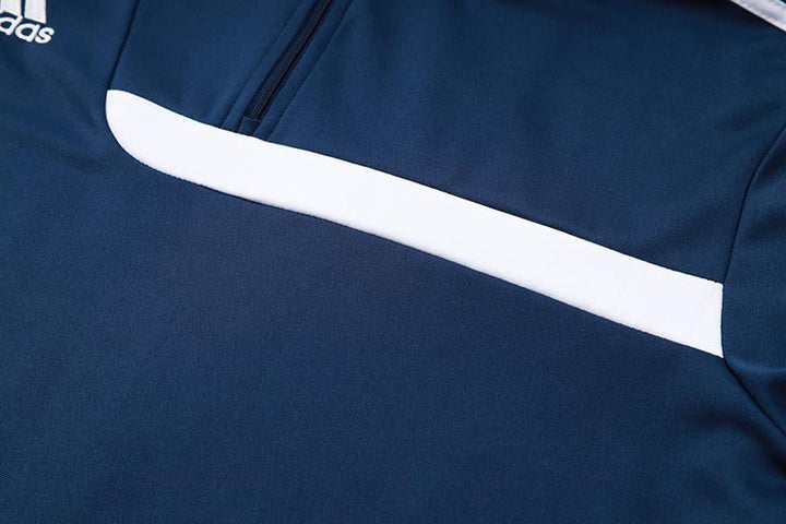 Adidas Training Jacket - Navy Blue/White
