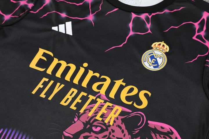 Real Madrid 2024/25 Training Kit - Black/Purple