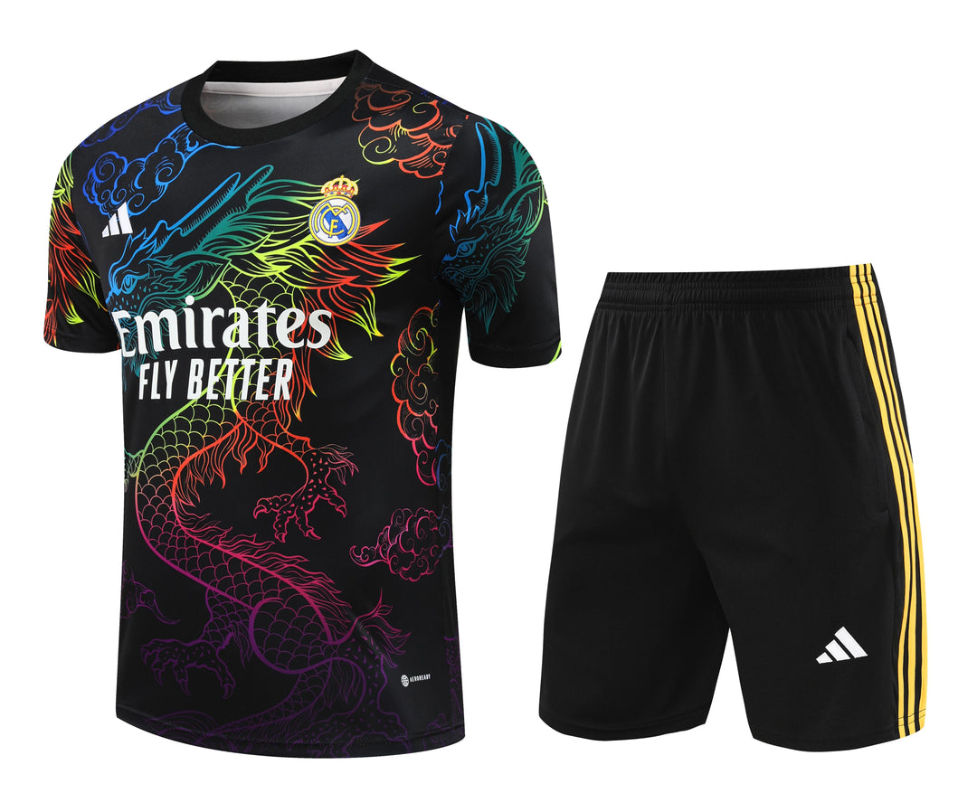 Real Madrid 2024/25 Training Kit - Black/Colorful
