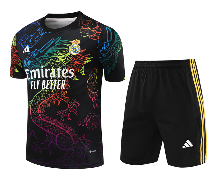 Real Madrid 2024/25 Training Kit - Black/Colorful