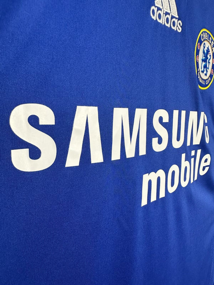 Chelsea 06/07 Home Retro Shirt - Long Sleeve