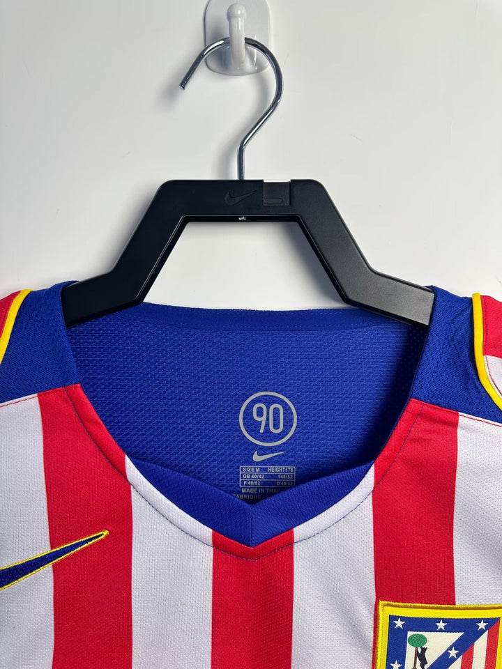 Atletico Madrid 04/05 Home Retro Shirt - Long Sleeve