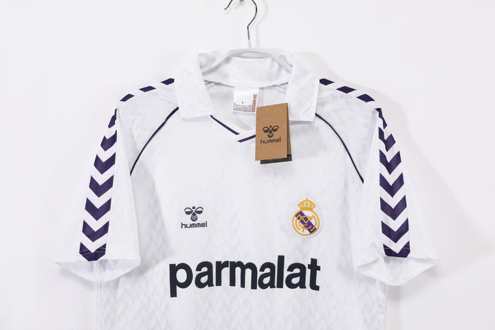 Real Madrid 86/87 Home Retro Shirt
