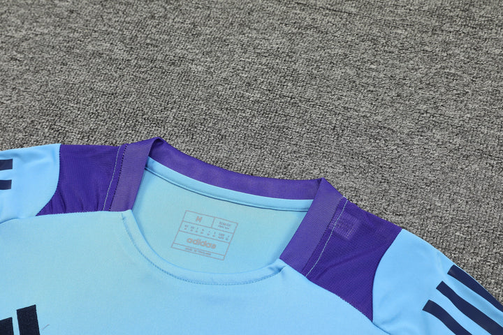 Argentina 2024/25 Training Shirt - Light Blue/Navy Blue