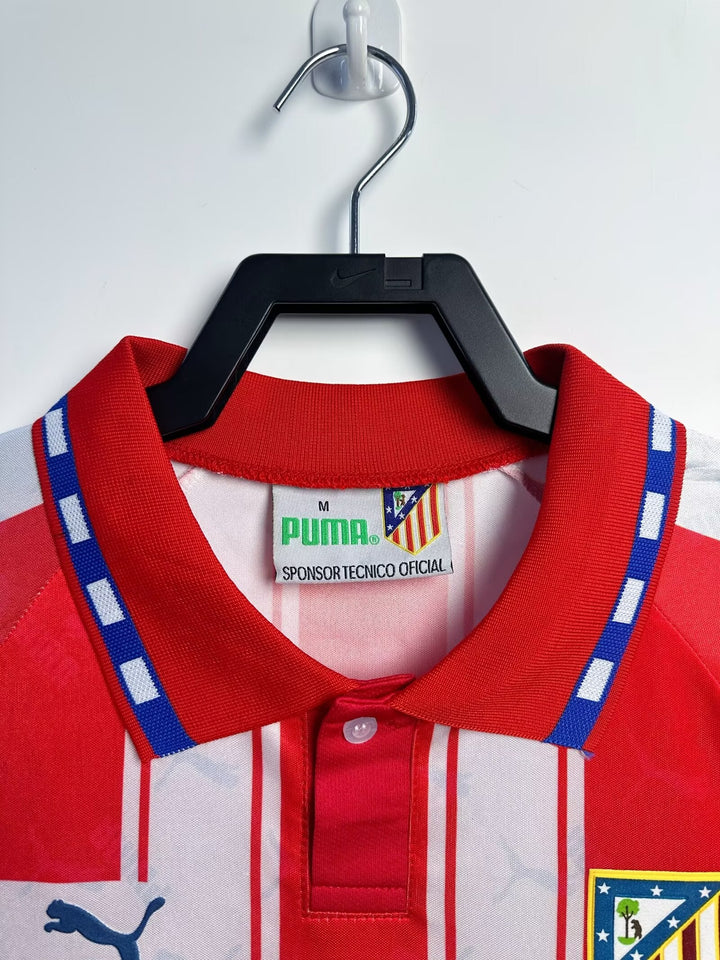 Atletico Madrid 94/95 Home Retro Shirt - Long Sleeve