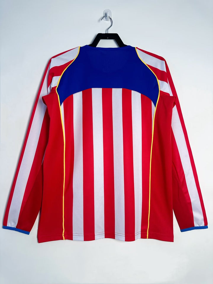 Atletico Madrid 04/05 Home Retro Shirt - Long Sleeve