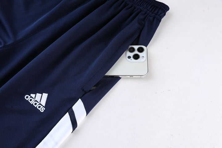 Adidas Training Pants - Navy Blue/White