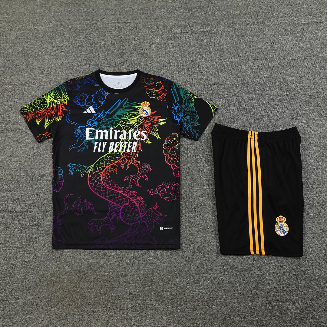 Real Madrid 2024/25 Training Kit - Black/Colorful