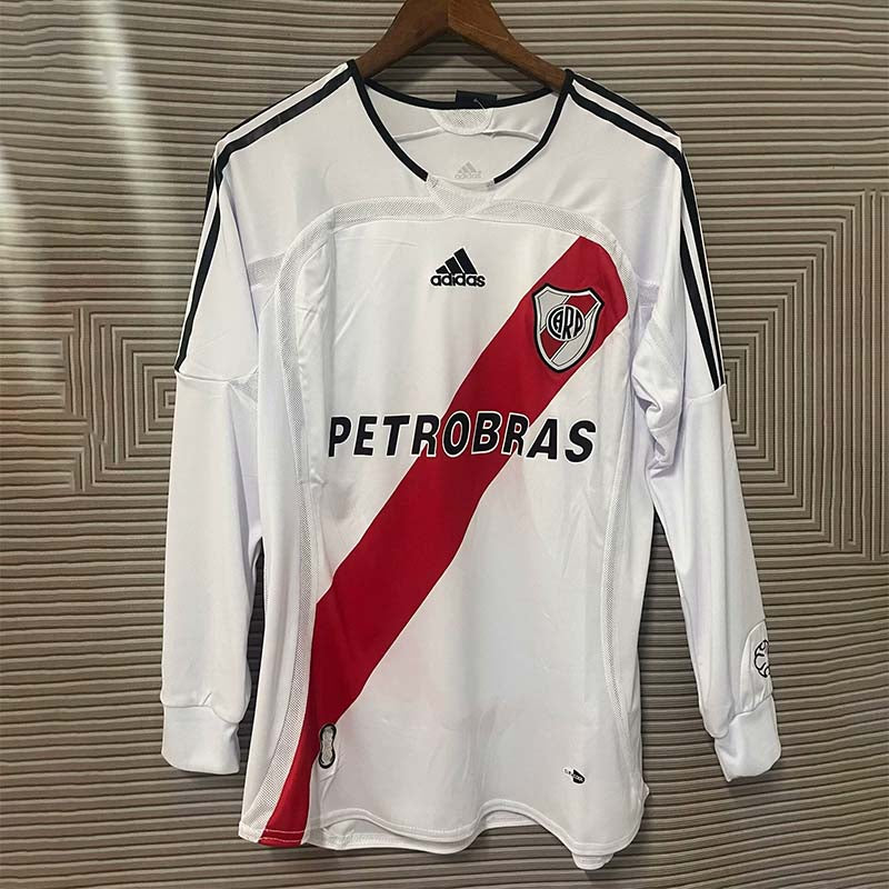 River Plate 2006/07 Home Retro Shirt - Long Sleeve