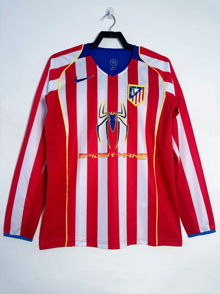 Atletico Madrid 04/05 Home Retro Shirt - Long Sleeve