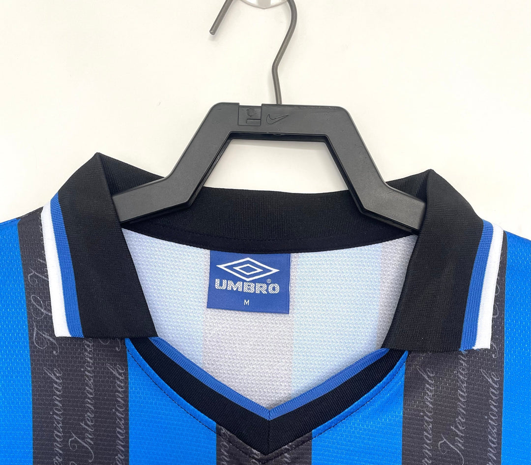Inter Milan 97/98 Home Retro Shirt - Long Sleeve