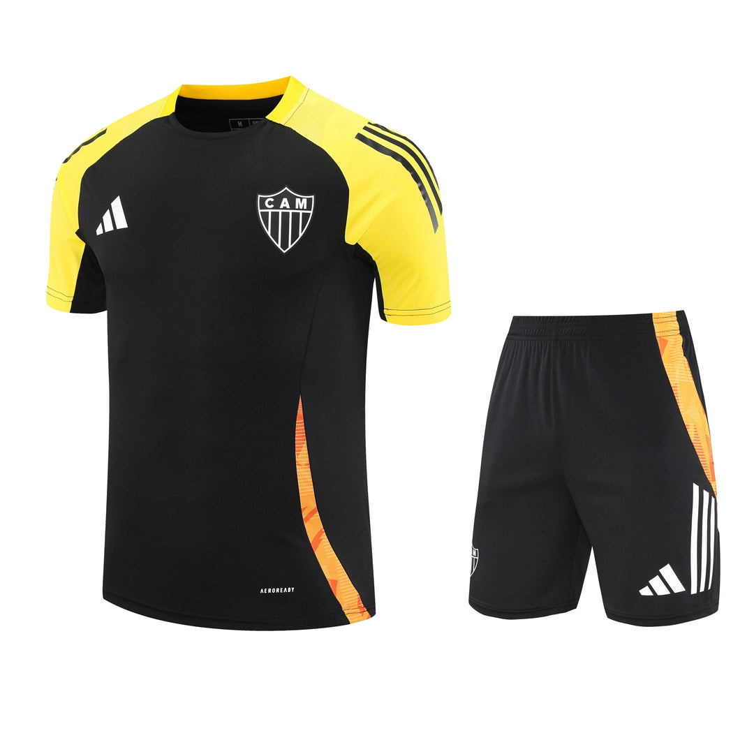 Atlético Mineiro 2025/26 Training Kit - Black/Yellow