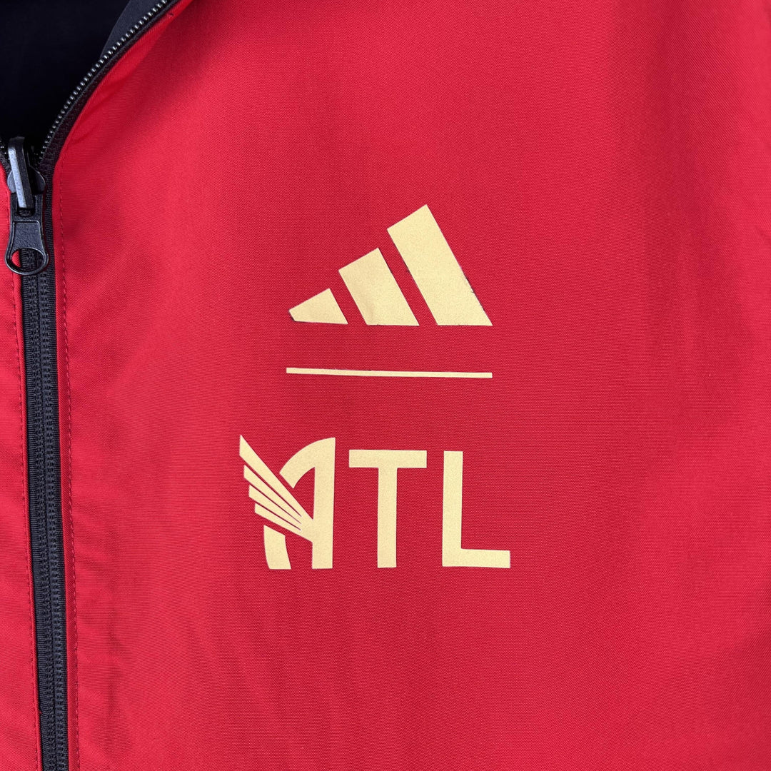 Atlanta United Reversible Windbreaker Jacket - Black/Red