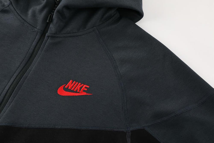 Nike Tech Fleece Jacket - Dark Grey/Black