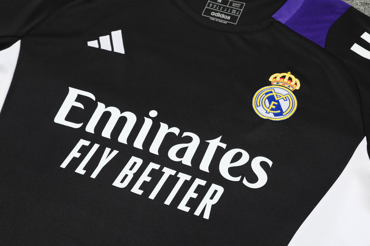 Real Madrid 2024/25 Training Kit - Black/Purple
