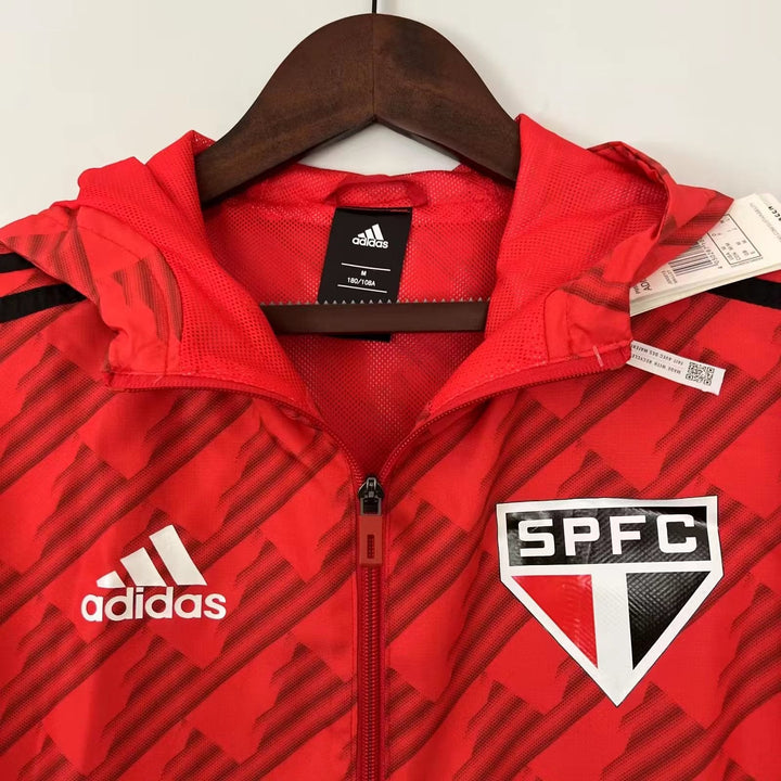 São Paulo Windbreaker Jacket - Red