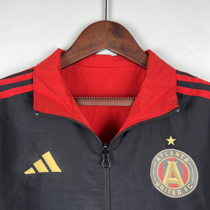 Atlanta United Reversible Windbreaker Jacket - Black/Red