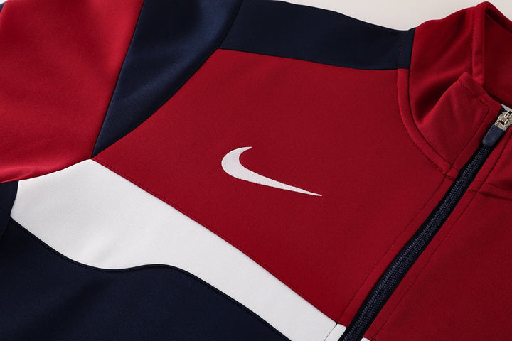 Nike Jacket - Navy Blue/Red
