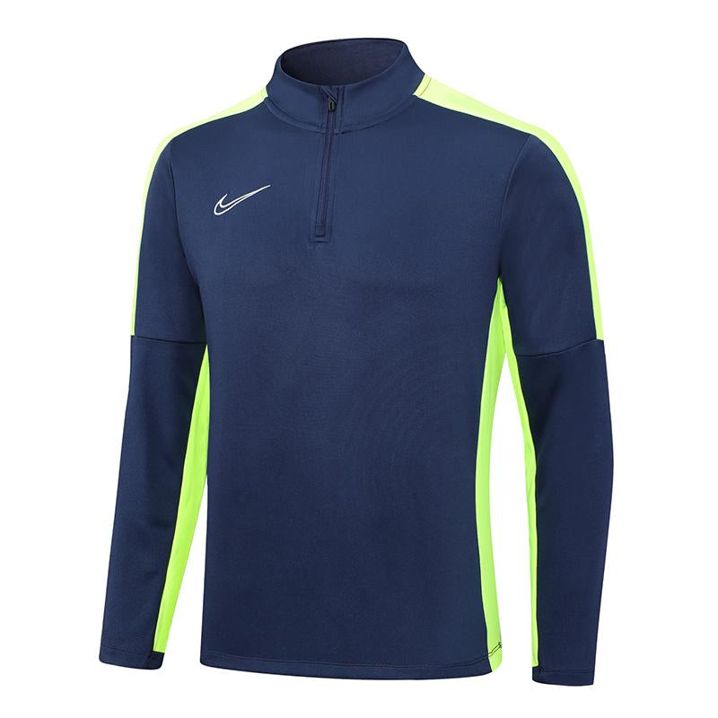 Nike Training Jacket - Navy Blue/Green