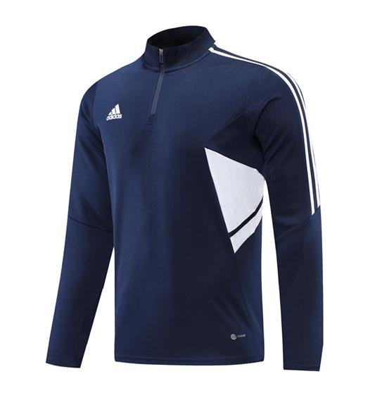 Adidas Training Jacket - Navy Blue/White II