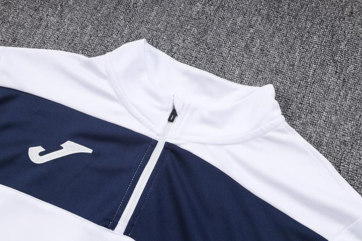 Joma Training Jacket - White/Navy Blue II